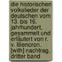 Die Historischen Volkslieder Der Deutschen Vom 13. Bis 16. Jahrhundert, Gesammelt Und Erläutert Von R. V. Liliencron. [With] Nachtrag, Dritter Band