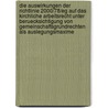 Die Auswirkungen Der Richtlinie 2000/78/eg Auf Das Kirchliche Arbeitsrecht Unter Beruecksichtigung Von Gemeinschaftsgrundrechten Als Auslegungsmaxime door Heidi Reichegger