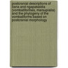 Postcranial Descriptions of Ilaria and Ngapakaldia (Vombatiformes, Marsupialia) and the Phylogeny of the Vombatiforms Based on Postcranial Morphology door Carol J. Munson