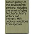 Sacred Poetry of the Seventeenth Century: Including the Whole of Giles Fletcher's Christ's Victory and Triumph; with Copious Selections from Spenser