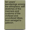 Ten Years' Wanderings among the Ethiopians; with sketches of the manners and customs of the civilized and uncivilized tribes, from Senegal to Gaboon. door Thomas Joseph Hutchinson