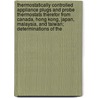 Thermostatically Controlled Appliance Plugs and Probe Thermostats Therefor from Canada, Hong Kong, Japan, Malaysia, and Taiwan; Determinations of the door United States Commission