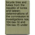 Bicycle Tires and Tubes from the Republic of Korea and Taiwan; Determinations of the Commission in Investigations Nos. 104-Taa-14 and 104-Taa-15 Under