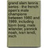 Grand Slam Tennis Series - The French Open's Male Champions Between 1980 And 1989, Including Bjorn Borg, Mats Wilander, Yannick Noah, Ivan Lendl, Mich