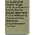 Kenai National Wildlife Refuge; Draft Supplemental Environmental Impact Statement for the Wilderness Proposal of the Final Kenai Comprehensive Conserv