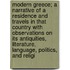 Modern Greece; A Narrative of a Residence and Travels in That Country with Observations on Its Antiquities, Literature, Language, Politics, and Religi