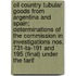 Oil Country Tubular Goods from Argentina and Spain; Determinations of the Commission in Investigations Nos. 731-Ta-191 and 195 (Final) Under the Tarif
