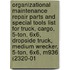 Organizational Maintenance Repair Parts and Special Tools List for Truck, Cargo, 5-Ton, 6x6, Dropside Truck, Medium Wrecker, 5-Ton, 6x6, M936 (2320-01
