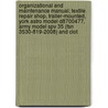 Organizational and Maintenance Manual; Textile Repair Shop, Trailer-Mounted, York Astro Model D8700477, Army Model Spv 35 (Fsn 3530-819-2008) and Clot door United States Dept of the Army
