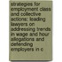 Strategies for Employment Class and Collective Actions: Leading Lawyers on Addressing Trends in Wage and Hour Allegations and Defending Employers in C