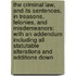 The Criminal Law, And Its Sentences, In Treasons, Felonies, And Misdemeanors: With An Addendum Including All Statutable Alterations And Additions Down