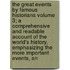 The Great Events by Famous Historians Volume 3; A Comprehensive and Readable Account of the World's History, Emphasizing the More Important Events, an