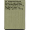 Die Philippinen Und Ihre Bewohner: Sechs Skizzen Nach Einem Im Frankfurter Geographischen Verein 1868 Gehaltenen Cyclus Von Vorträgen (German Edition) by Semper Carl