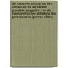 Die Küstenver,essung Und Ihre Verbindung Mit Der Berliner Grundlinie: Ausgeführt Von Der Trigonometrischen Abtheilung Des Generalstabes (German Edition) by Jacob Baeyer Johann