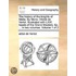 The History Of The Knights Of Malta. By Mons. L'abbé De Vertot. Illustrated With Lxxi. Heads Of The Grand Masters, &c. ... In Two Volumes.  Volume 1 Of 2