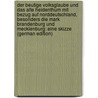 Der Beutige Volksglaube Und Das Alte Heidenthum Mit Bezug Auf Norddeutschland, Besonders Die Mark Brandenburg Und Mecklenburg: Eine Skizze (German Edition) door Leberecht Wilhelm Schwartz Friedrich