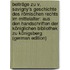 Beiträge Zu V. Savigny's Geschichte Des Römischen Rechts Im Mittelalter: Aus Den Handschriften Der Königlichen Bibliothek Zu Königsberg (German Edition)