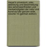 Meyer's Universum, Oder, Abbildung Und Beschreibung Des Sehenswerthesten Und Merkwürdigsten Der Natur Und Kunst Auf Der Ganzen Erde, Volume 10 (German Edition) door Meyer Joseph