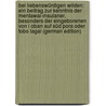 Bei Liebenswürdigen Wilden: Ein Beitrag Zur Kenntnis Der Mentawai-Insulaner, Besonders Der Eingeborenen Von i Oban Auf Süd Pora Oder Tobo Lagai (German Edition) by Maass Alfred