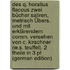 Des Q. Horatius Flaccus Zwei Bücher Satiren, Metrisch Übers. Und Mit Erklärendem Comm. Versehen Von C. Kirschner (W.S. Teuffel). 2 Theile In 3 Pt (German Edition)