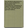 Das deutsche Gaunertum in seiner sozial-politischen, literarischen und linguistischen Ausbilding zu seinem heutigen Bestande. Neu hrsg. von Max Bauer (German Edition) door Christian Bene Avé-Lallemant Friedrich