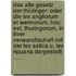 Das Alte Gesetz Der Thüringer: Oder Die Lex Angliorum Et Werinorum, Hoc Est, Thuringorum, In Ihrer Verwandtschaft Mit Der Lex Salica U. Lex Ripuaria Dargestellt ......