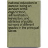 National Education in Europe: Being an Account of the Organization, Administration, Instruction, and Statistics of Public Schools of Different Grades in the Principal States door Henry Barnard