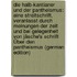 Die Halb-Kantianer Und Der Pantheismus: Eine Streitschrift, Veranlasst Durch Meinungen Der Zeit Und Bei Gelegenheit Von Jäsche's Schrift Über Den Pantheismus (German Edition)