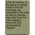 Cabo de Arenas, or the Place of Sandy Hook in the old cartology, as indicated in the map of Alonzo Chaves ... Reprinted from the New England Historical and Genealogical Register.