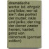 Dramatische Werke: Bd. Ehrgeiz Und Leibe; Wer Ist Sie?; Das Portrait Der Mutter; Inkle Und Jariko; Der Ring; Der Diener Zweier Herren; Hamlet, Prinz Von Dänemark (German Edition)