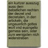Ein kurtzer ausszug auss dem Bebstlichen rechten der Decret vnd Decretalen, in den artickeln, die ungeuerlich Gottes wort vnd Euangelio gemess sein, oder zum wenigsten nich widerstreben