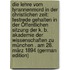 Die Lehre Vom Tyrannenmord in Der Christlichen Zeit: Festrede Gehalten in Der Öffentlichen Sitzung Der K. B. Akademie Der Wissenschaften Zu München . Am 28. März 1894 (German Edition)