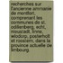 Recherches sur l'ancienne Ammanie de Montfort, comprenant les communes de St. Odilienberg, Echt, Nieustadt, Linne, Wlodorp, Posterholt et Roostern, dans la Province actuelle de Limbourg.