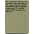 The Argument in verse of the Foxiad; an historical poem, in ten books: with notes and a dedication to the Eulogist of Bonaparte [C. J. F.]. By the author of the Regicide [C. E. Stewart].