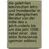 Die Gelehrten Lateinischen Lehn- Und Fromdworter in Der Altenglischen Literatur Von Der Mitte Des X. Jahrhunderts Bis Um Das Jahr 1066: Nebst Einer . Des Abbo Floriacensis (German Edition)