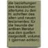 Die Beziehungen Des Klassischen Altertums Zu Den Hl. Schriften Des Alten Und Neuen Testamentes: Für Die Freunde Der Antiken Literatur Aus Den Quellen Dargestellt, Volume 1 (German Edition)