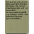 Don Quixote Und Sancho Pansa Auf Dem Liberalen Parnasse: Der Herren Anastasius Grün Und Von Bauernfeld Fanforonnaden in Politik Und Reliogion, Nach . Von Sebastian Brunner (German Edition)