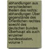 Abhandlungen Aus Verschiedenen Theilen Des Rechts: Abhandlungen Über Gegenstände Des Öffentlichen Rechtes Sowohl Des Deutschen Bundes Überhaupt Als Auch Einzelner Bundesstaaten, Volume 1