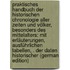 Praktisches Handbuch Der Historischen Chronologie Aller Zeiten Und Völker, Besonders Des Mittelalters: Mit Erläuterungen, Ausführlichen Tabellen, . Der Daten Historischer (German Edition)