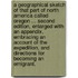 A geographical sketch of that part of North America called Oregon ... Second edition, enlarged with an appendix, embracing an account of the expedition, and directions for becoming an emigrant.