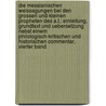 Die Messianischen Weissagungen Bei Den Grossen Und Kleinen Propheten Des A.T.: Einleitung, Grundtext Und Uebersetzung Nebst Einem Philologisch-Kritischen Und Historischen Commentar, Vierter Band door Laurenz Reinke