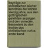 Beyträge zur civilistischen Bücher Kenntniss der letzten vierzig Jahre, aus den Gottingischen gelehrten Anzeigen und den Vorreden, besonders zu den Theilen des civilistischen Curfus. Erster Band