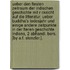 Ueber Den Ltesten Zeitraum Der Indischen Geschichte Mit R Cksicht Auf Die Litteratur. Ueber Buddha's Todesjahr Und Einige Andere Zeitpunkte in Der Lteren Geschichte Indiens, 2 Abhandl. Bers. [By A.F. Stenzler.].