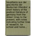 Hauptfakta Aus Der Geschichte Der Deutschen Litteratur: A Short History Of The Poetical Literature Of Germany From The Oldest Times To The Present, With Notes Indicating Further Lines Of Research, For School And Home...