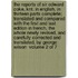 The reports of Sir Edward Coke, Knt. in English, in thirteen parts complete; translated and compared with the first and last edition in French, The whole newly revised, and carefully corrected and translated, By George Wilson  Volume 2 of 7