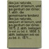 Das Jus Naturale, Aequum Et Bonum, Und Jus Gentium Der Römer: 1. Abth. Die Gemeinsame Tendenz Des Jus Naturale, Aequum Et Bonum, Und Jus Gentium Der Römer. 1875. 2. Abth. Beilagen Ix-xvi Zu Bd. Ii. 1858. 3. Abth. Beilagen Xvii-xxi Zu Bd. Iii. 1871....
