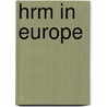 Hrm In Europe door Robert Wildman