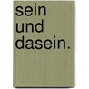 Sein Und Dasein. by Thomas Seifert