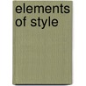Elements of Style door William Jr. Strunk