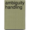 Ambiguity Handling door Stefanie Dietzel